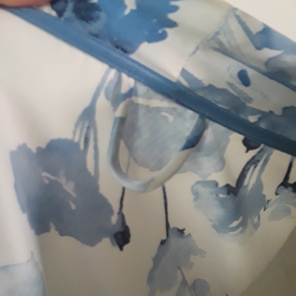 Indigo Blue & White Robe - Picture 5 of 7